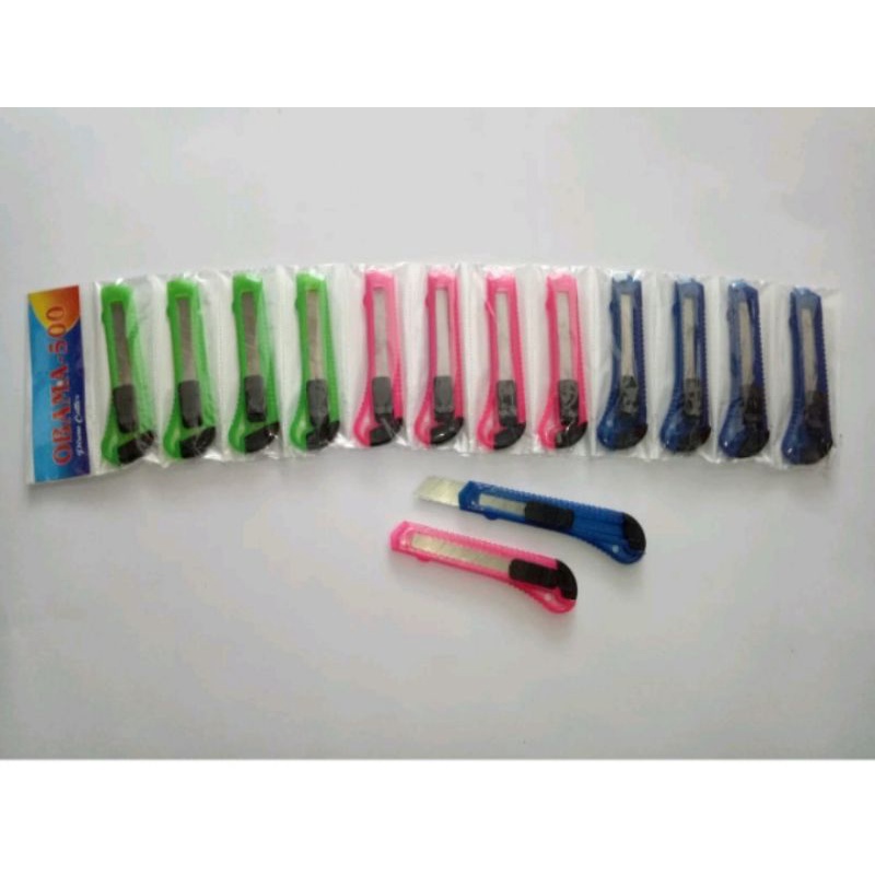 

Cutter Renteng Murah Besar Kecil - Pisau Cutter