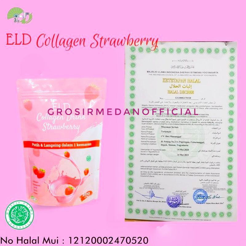 ELD COLLAGEN DRINK - LANGSING DAN PUTIH - MINUMAN KECANTIKAN UNTUK MERAWAT KULIT WAJAH, TUBUH, DAN RAMBUT