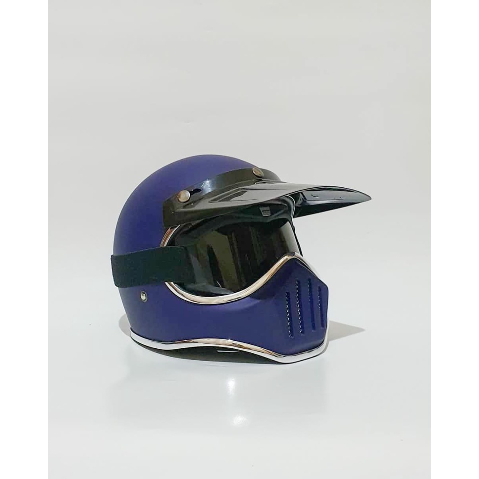 HELM CAKIL CUSTOM WARNA NAVY DOFF