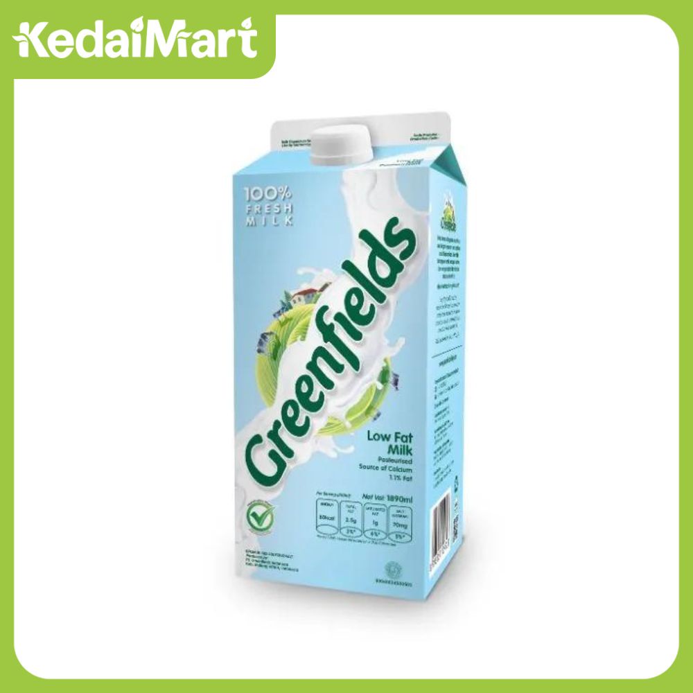 

Greenfields Fresh Milk Low Fat 1890 ml