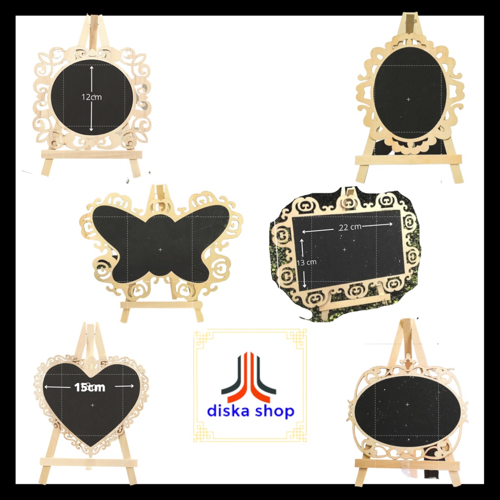 

Papan Tulis Kapur Kecil / Papan Tulis Kapur Mini Black Board Standing