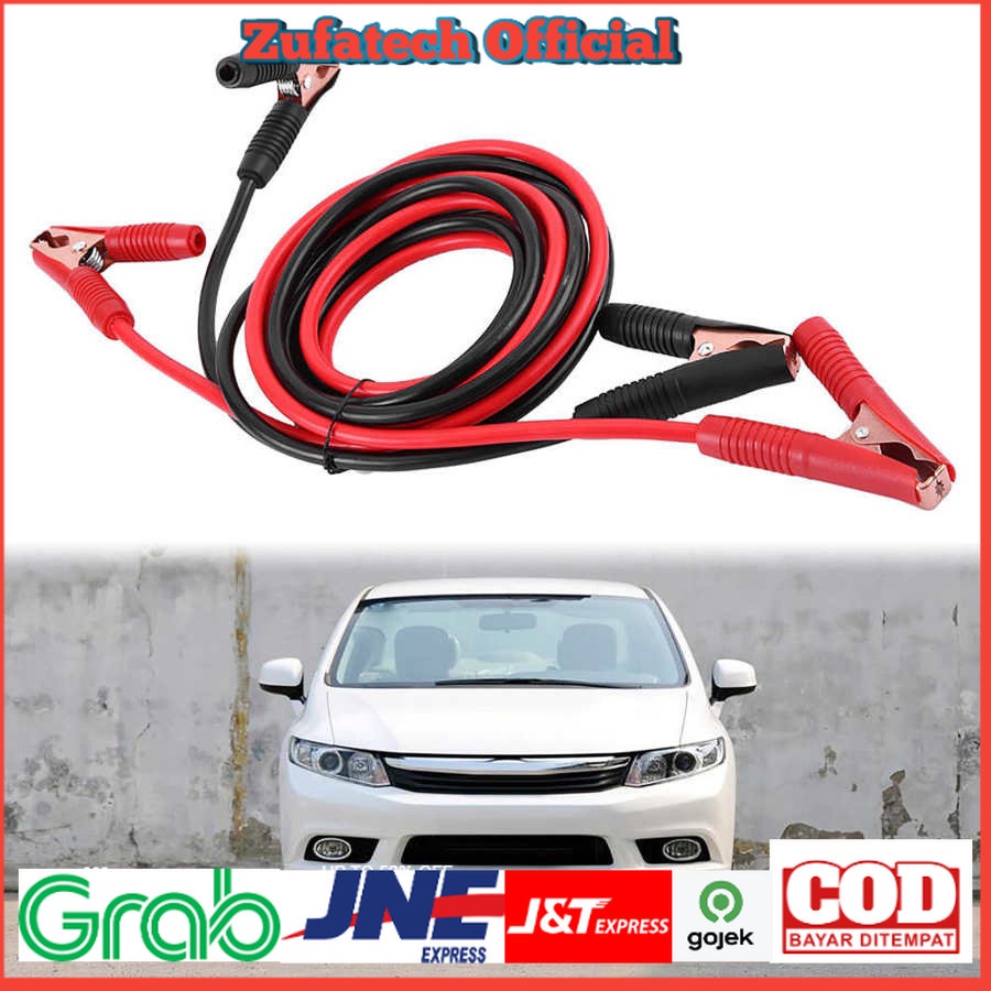 Autoleader Kabel Starter Jumper Alligator Clamp Cable 2000A 3.5 M - Black/Red - 7RRSH1BQ