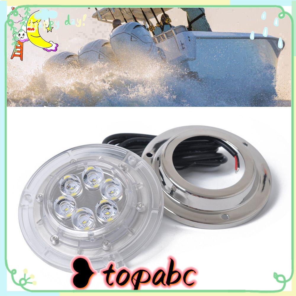 Top Marine Underwater Light White Blue Aksesoris IP68 Cahaya Intensitas Tinggi