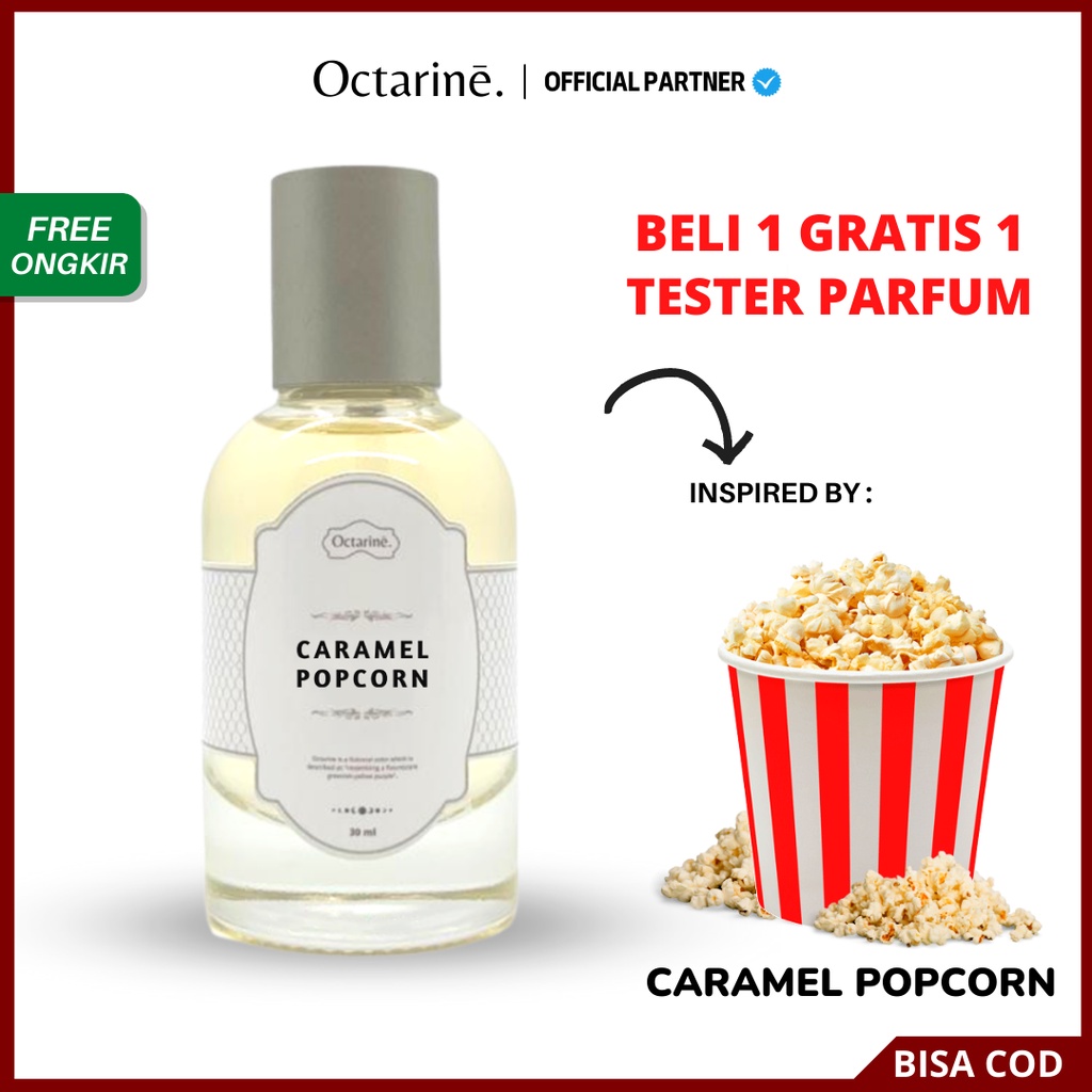 Parfum Wanita Pria Tahan Lama Aroma Popcorn Bioskop XXI Manis by Octarine - Inspired by Caramel Popcorn | Parfume Farfum Perfume Minyak Wangi Cewek Cowok Murah Original