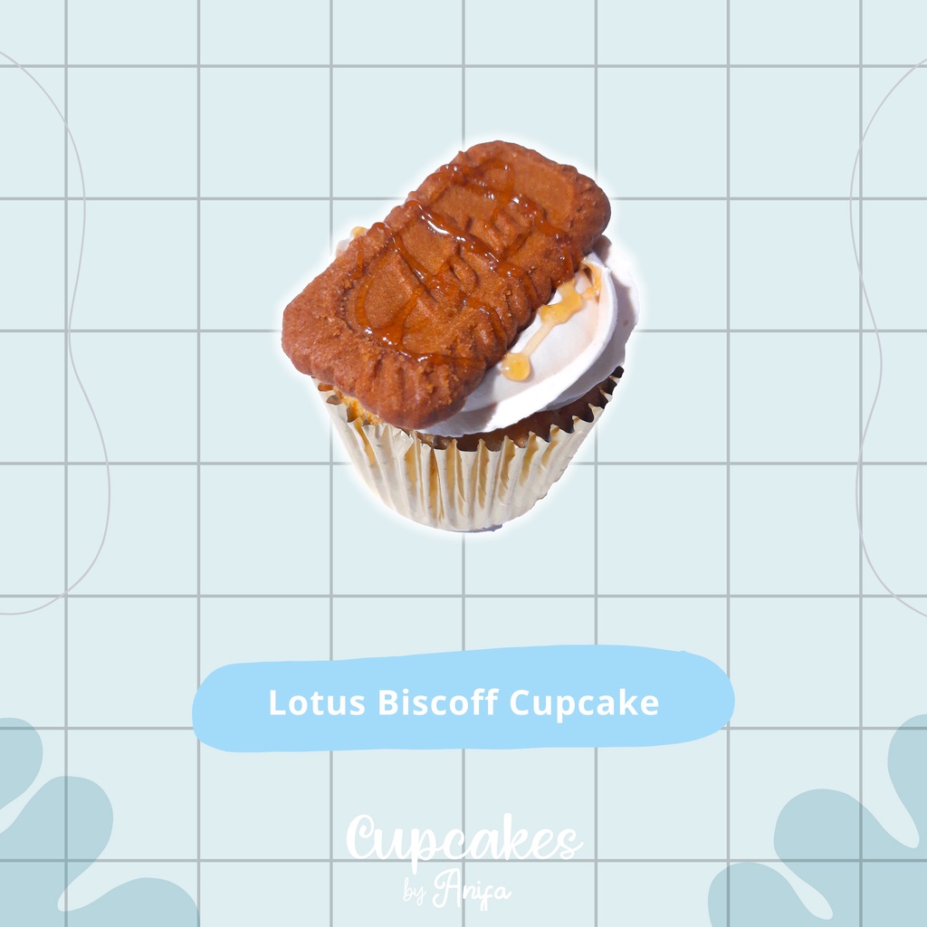 

Lotus Biscoff Cupcake