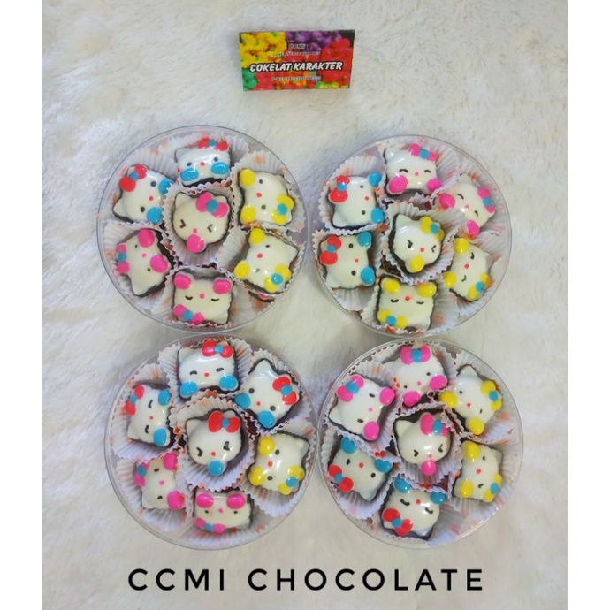 

CCMI CHOCOLATE | Coklat Karakter Hello Kitty Toples 250gr | Coklat Karakter