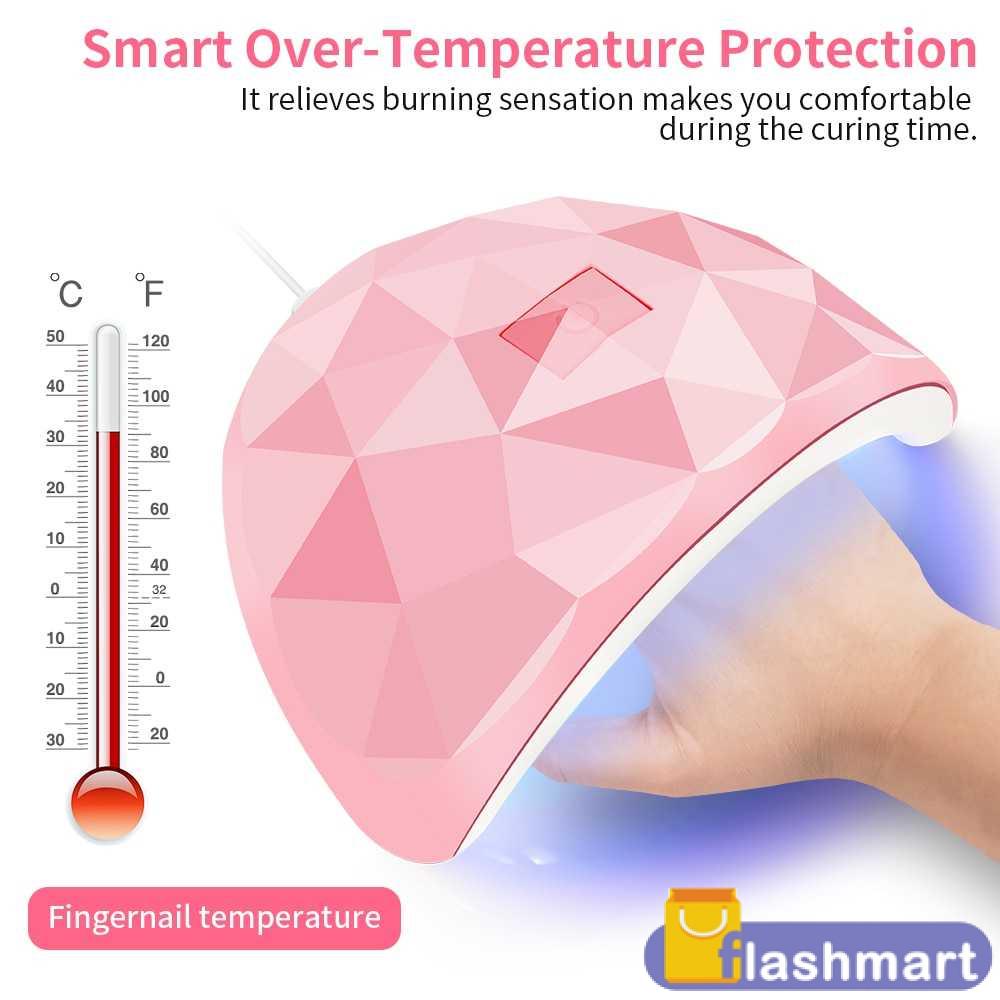 Flashmart Pengering Kutek UV Lamp Nail Dryer USB Charge 54W - MINI-802