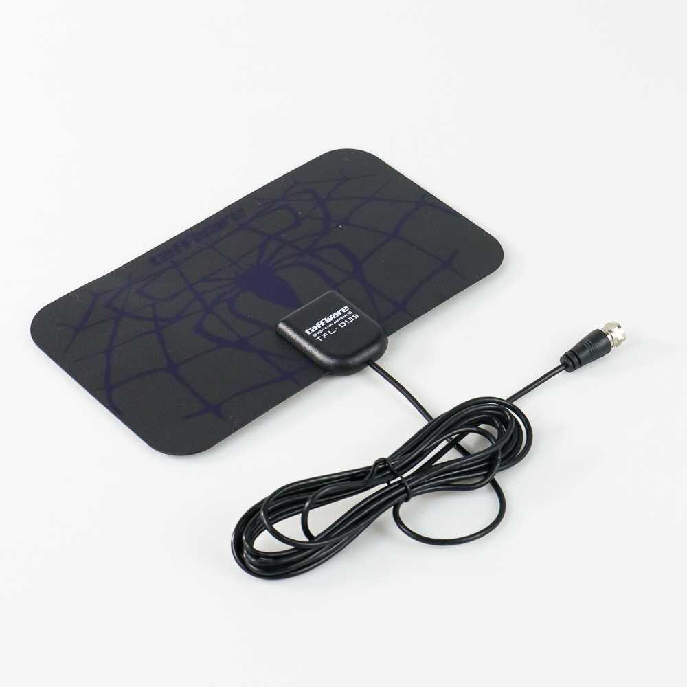 Taffware Antena TV Digital Indoor DVB-T2 25dB Spider Pattern V2.0 - TFL-D139 Biru