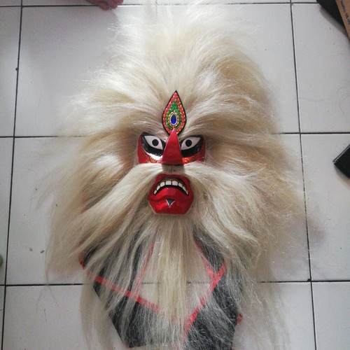 Topeng Bujang Ganong - Topeng Bujang Ganong Ukuran Anak