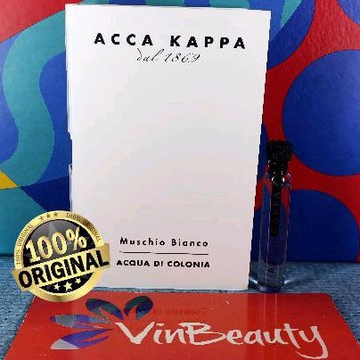 Vial Parfum OriginaL Acca Kappa Muschio Bianco Acqua Di Colonia 2 ml For Unisex Murah