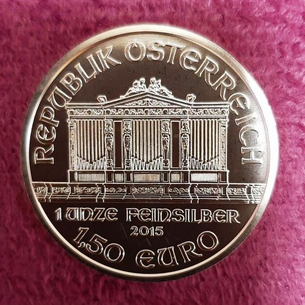 Koin Perak Silver Coin Austrian Philharmonic 1 oz not rcm dirham nadir