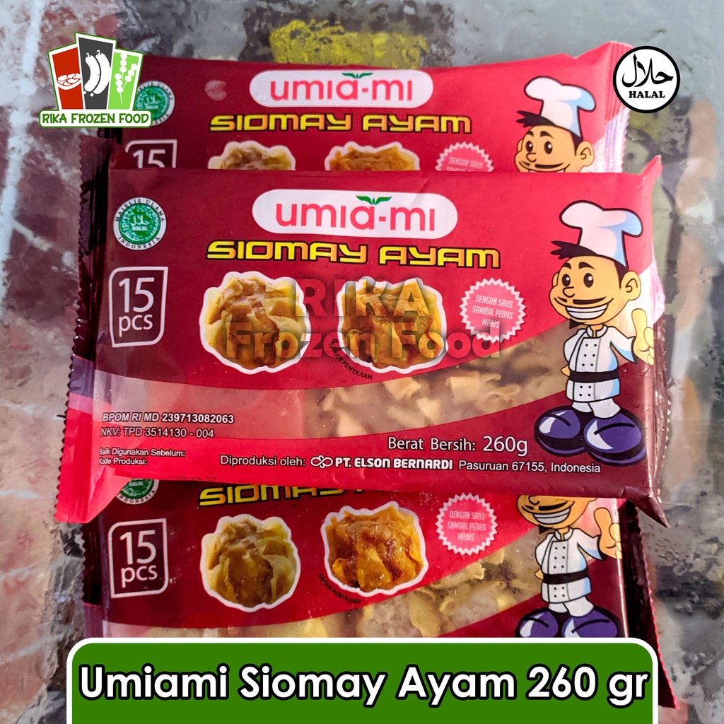 

Umiami Siomay Ayam isi 15 Pcs 260gr