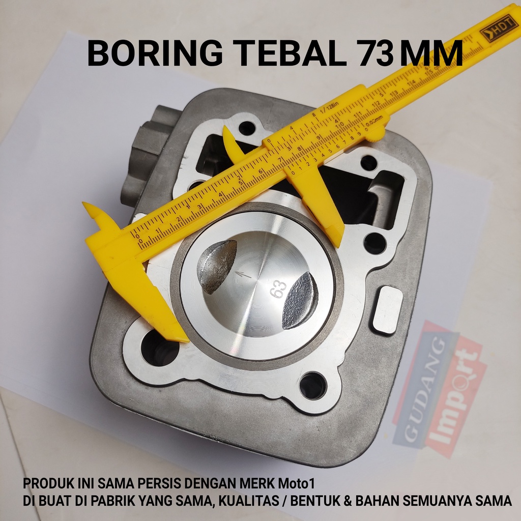 BLOK SEHER BORING PAKET BORE UP BOREUP KLX 63MM