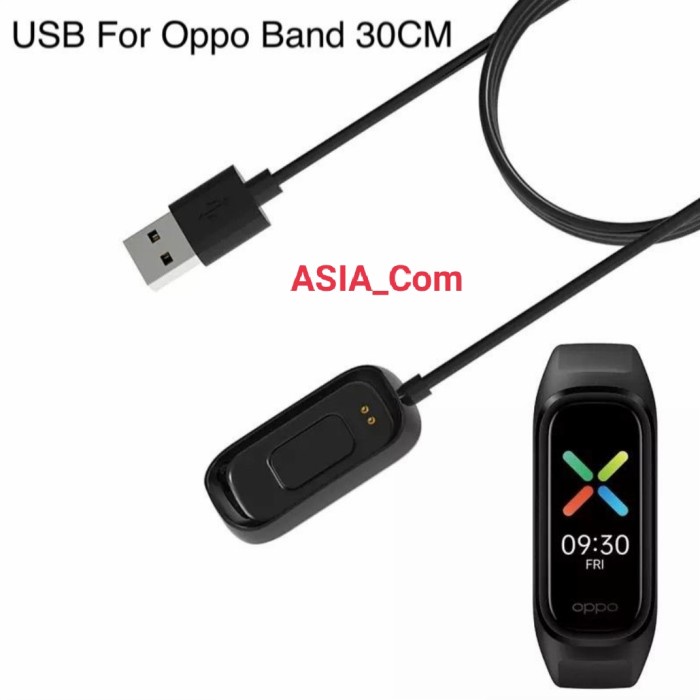 Charger Smart Watch Dock Portable USB Cable Kabel Oppo Band Smartband Smartwatch multifungsi Q6C5 te