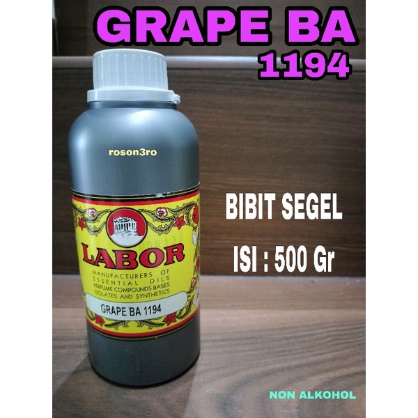 PARFUM GRAPE BA BIBIT LABOR 500ML / PARFUM ANGGUR LABOR