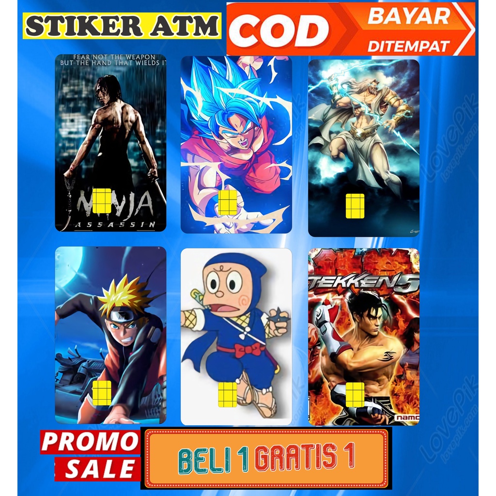 

STIKER SKIN CARD ATM MURAH TERBARU COD