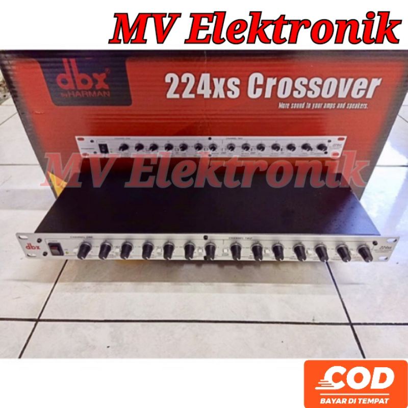 Crossover DBX 224XS 4Way STEREO + Subwoofer dbx 224 XS
