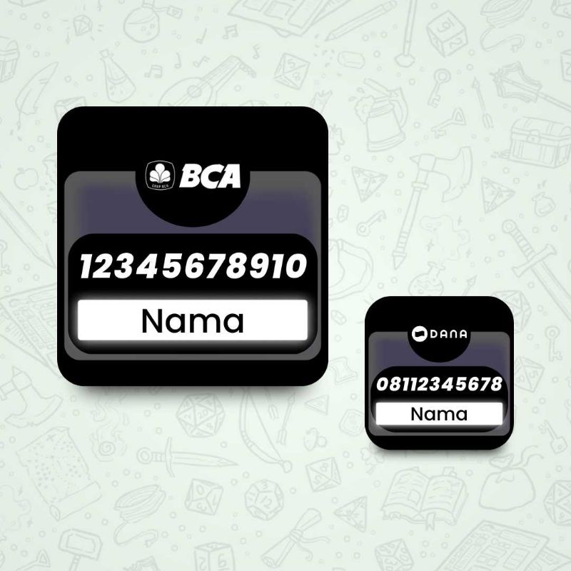

STICKER WA WHATSAPP CUSTOM BLACK EDITIONS