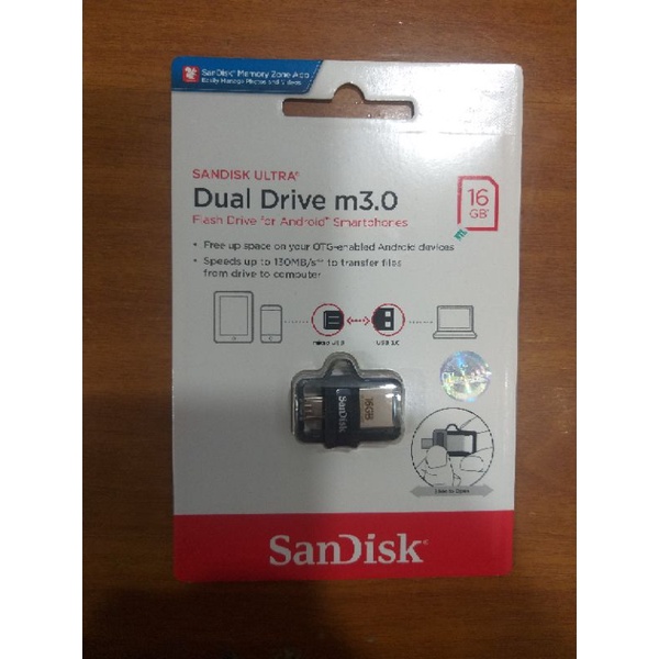 OTG Flash Disk Sandisk 100% Original 16GB 32GB
