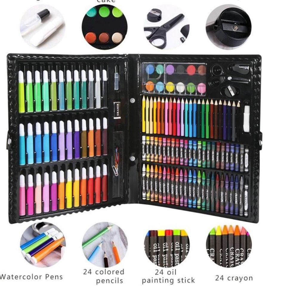 

[H-8-E ✪] ART SET 150 PENSIL WARNA / COLOURING SET 150 PCS / GULALI BOOKS PAKET MEWARNAI-amanah