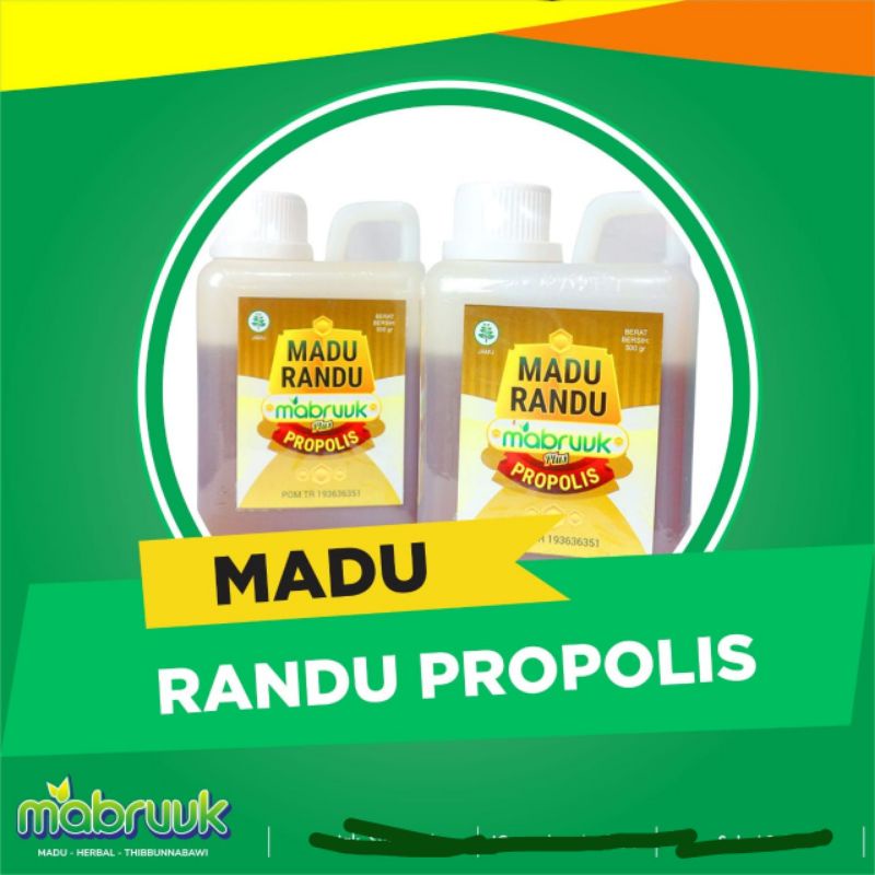 

madu randu mabruuk propolis 500gr