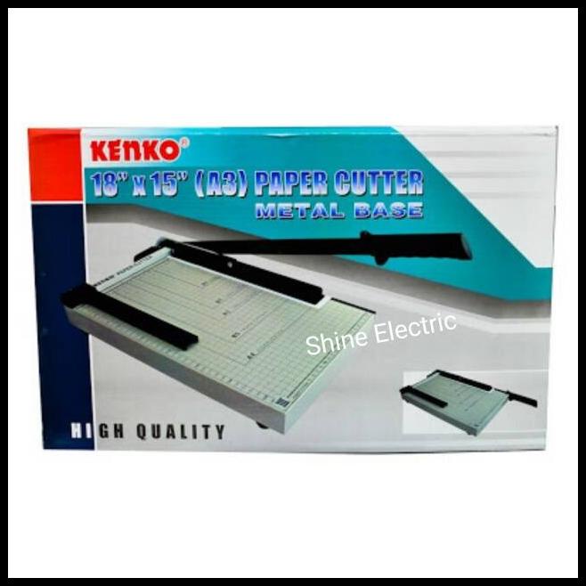 

Promo Alat Pemotong Kertas / Paper Cutter / Trimmer Kenko 18"X15" A3