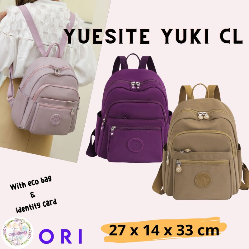 TAS RANSEL WANITA SEDANG YUESITE YUKI MEDIUM BACKPACK CYUTEBAGS