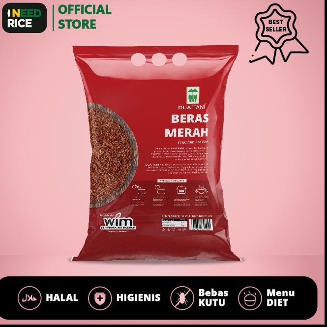 

(PROMO VEP37) Beras Merah Dua Tani 5kg - HALAL Cocok Untuk Diet dan Kualitas Terjamin ❈