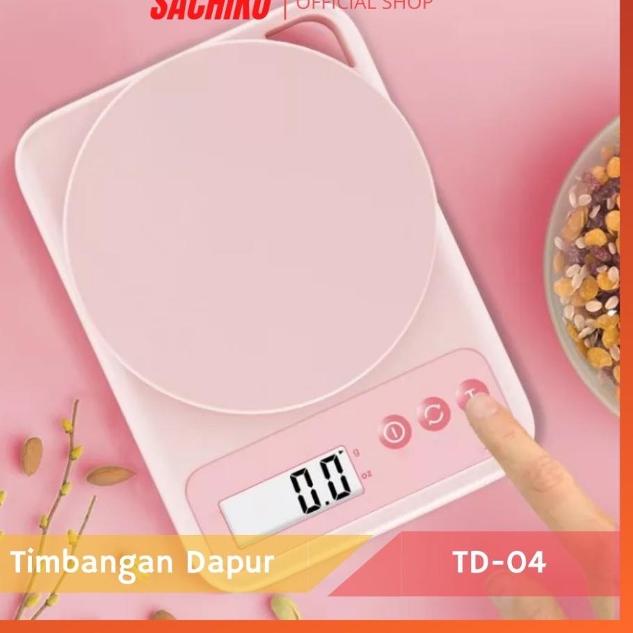 Paling Laris Sachiko Timbangan Dapur Digital Timbangan Kue Kitchen Scale 10kg SF-800 TD-04