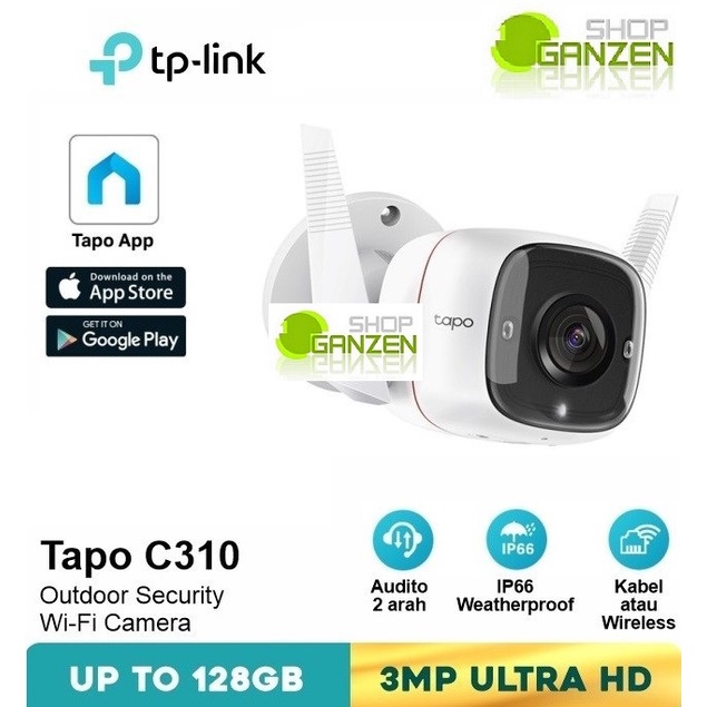 TP-Link TPLINK Tapo C310 3MP Outdoor Security Wi-Fi Camera