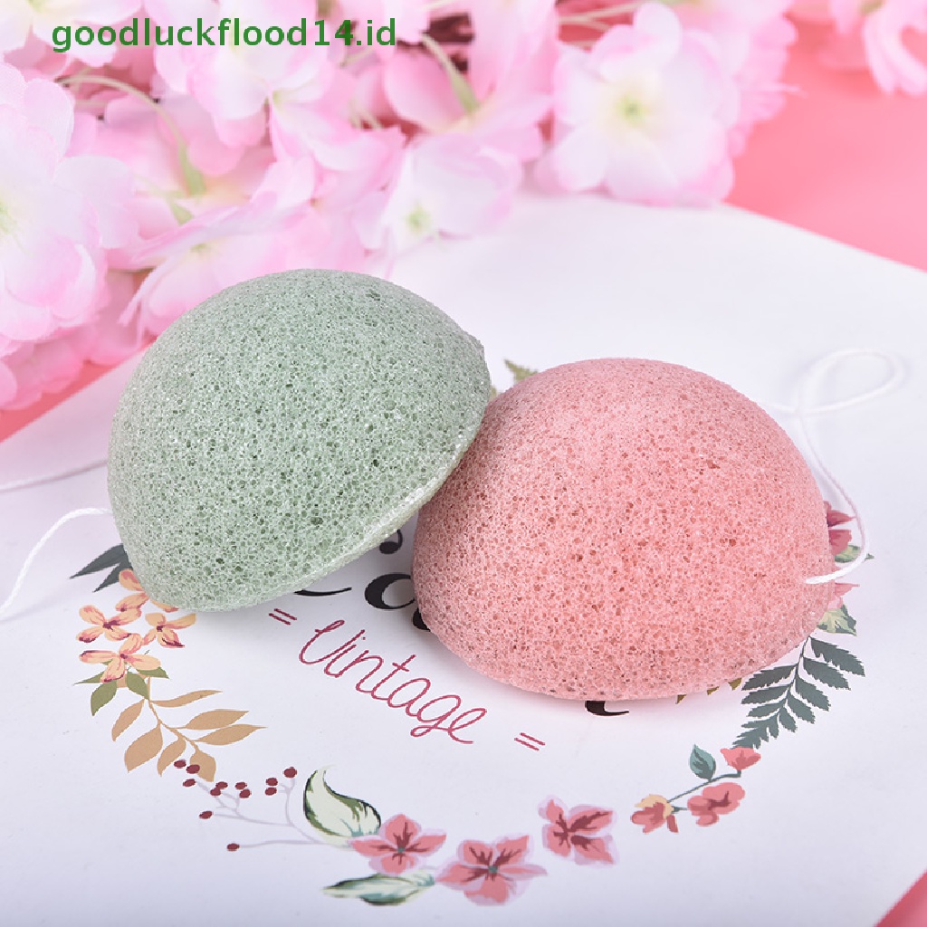 [GOOGFOUR] Konjac Sponge Natural Konjac Puff Cuci Muka Spons Pembersih Makeup Konjac Sponge [TOP]
