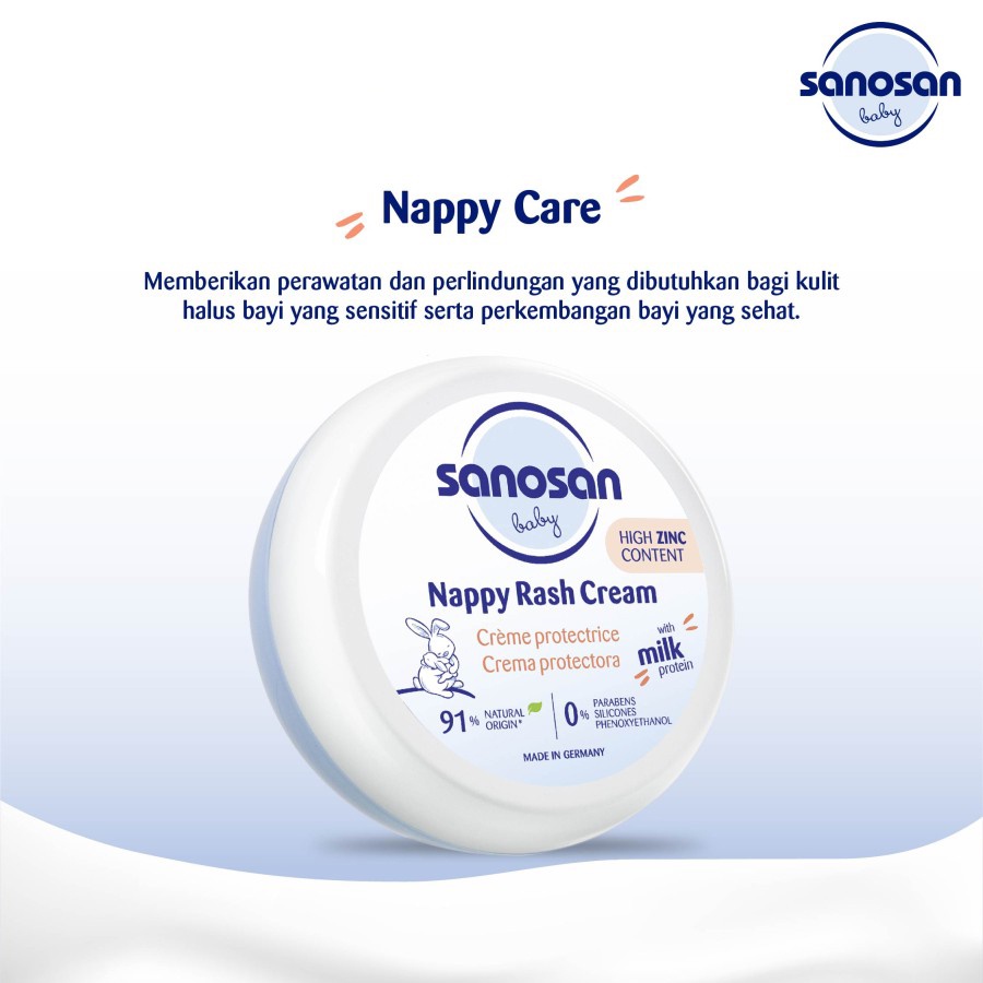 SANOSAN BABY NAPPY RASH CREAM 150ML