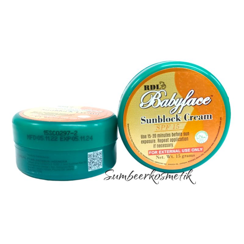 Sunblock RDL Spf-15 - Rdl Sunblock Cream 15.grm