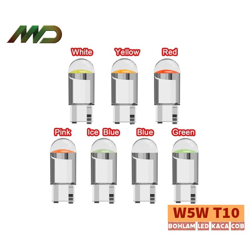 W5W T10 Bohlam LED Kaca COB Canbus 12V