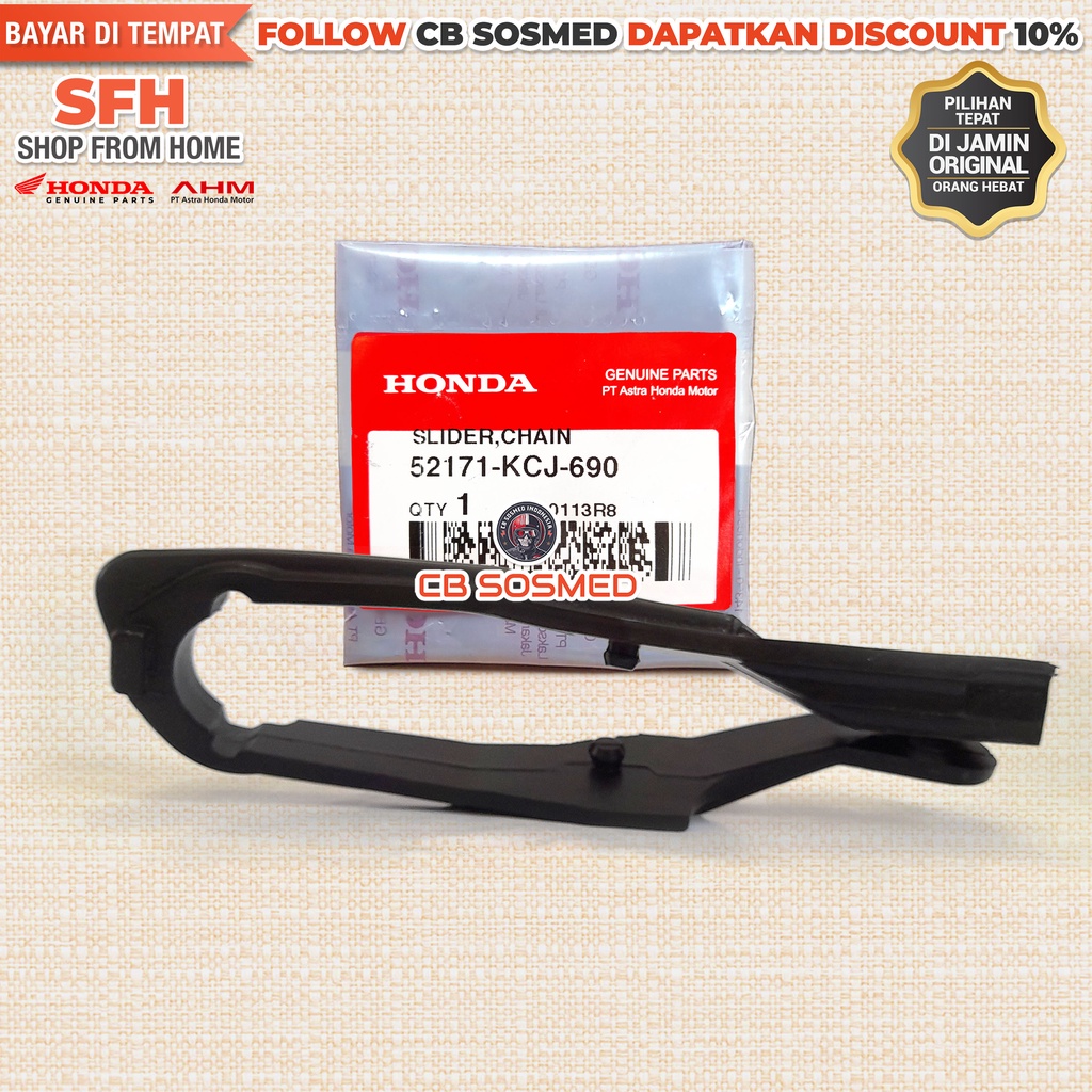 Karet Bantalan Rantai Tiger Revo Karet Tahanan Rantai TIREV Slider Chain Tiger Revolution Original H