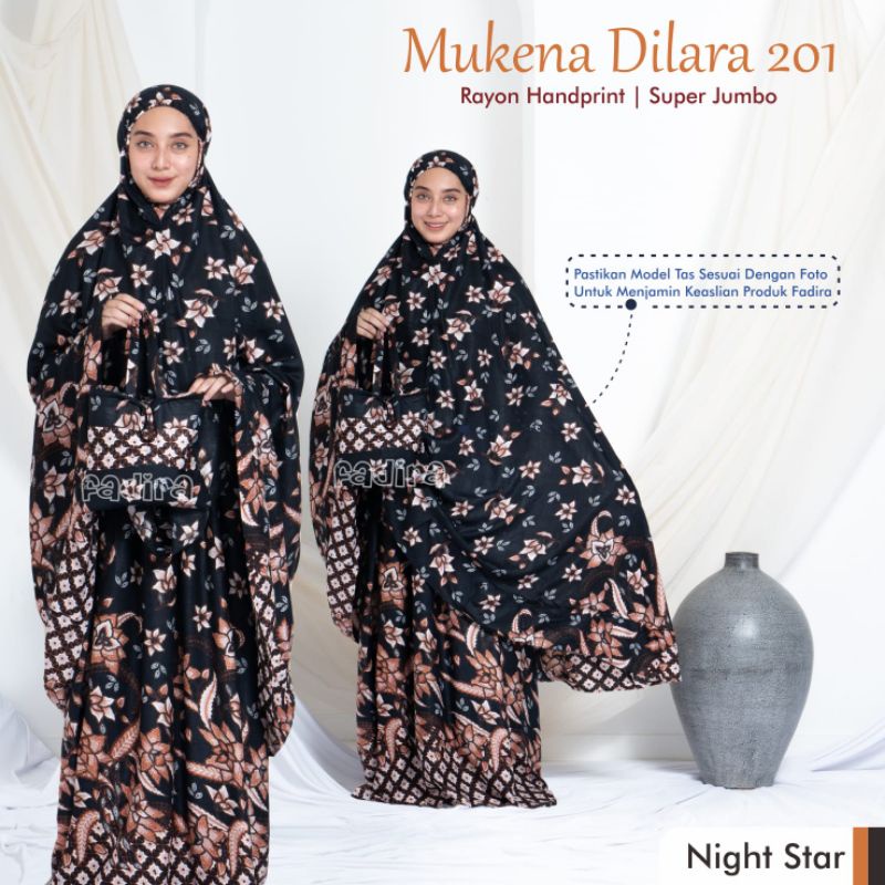 MUKENA BATIK DILARA 182 201 ori by Fadira Collection | Mukenah motif bahan Rayon Ukuran super jumbo