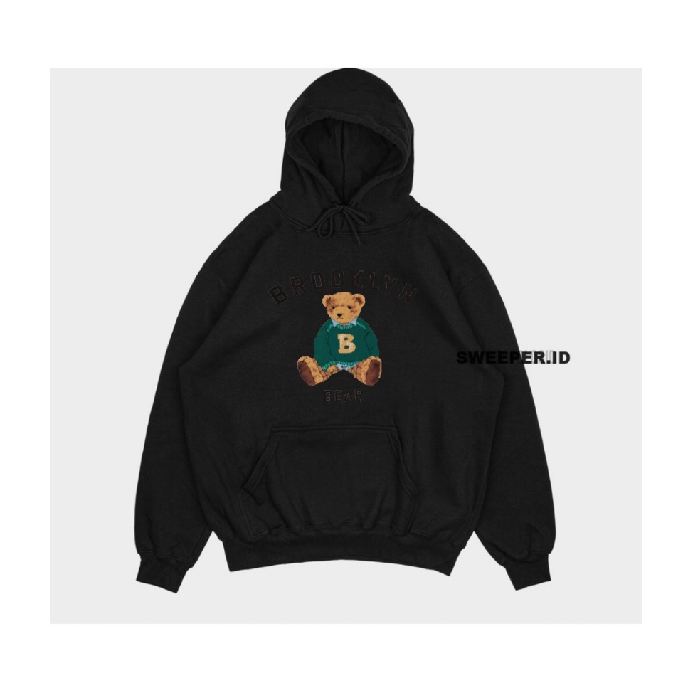 SWEATER HOODIE BEAR 2013 BROOKLYN WANITA