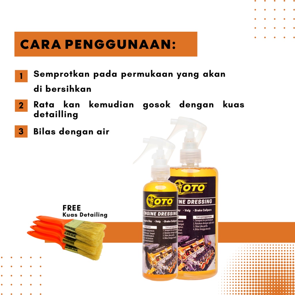 Cairan Pembersih Kerak Mesin Motor dan Mobil Paling Ampuh - Free Applicator - Penghilang Kerak - Engine Degreaser - Pembersih Karat - Pembersih Kerak - Penghilang Karat - Engine Dressing - OTO Cleaner - Pembersih Mesin Mobil