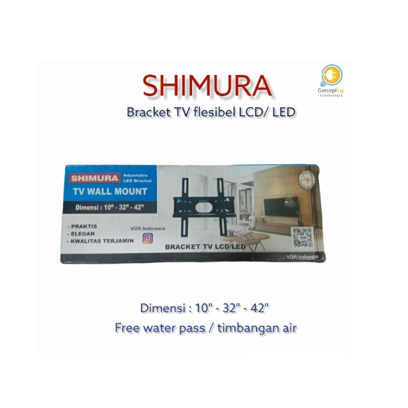 Bracket Tv Flesibel 10&quot; - 42&quot;Shimura/ Bracket Tv LED 10&quot; - 42&quot; Shimura