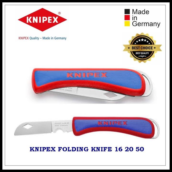 

Promo Pisau Cutter 16 20 50 Knipex Folding Knife For Electricians