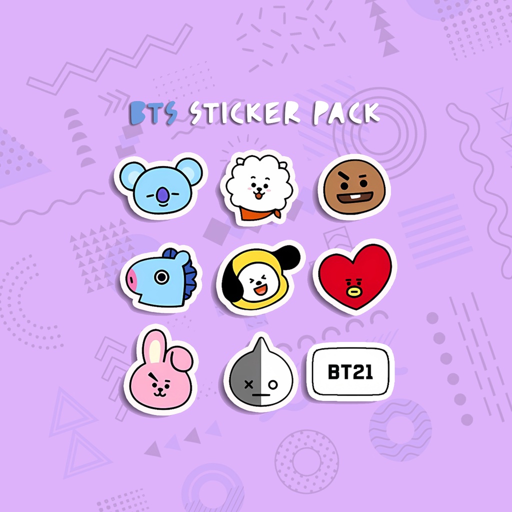 

Stciker Pack BT21 Series