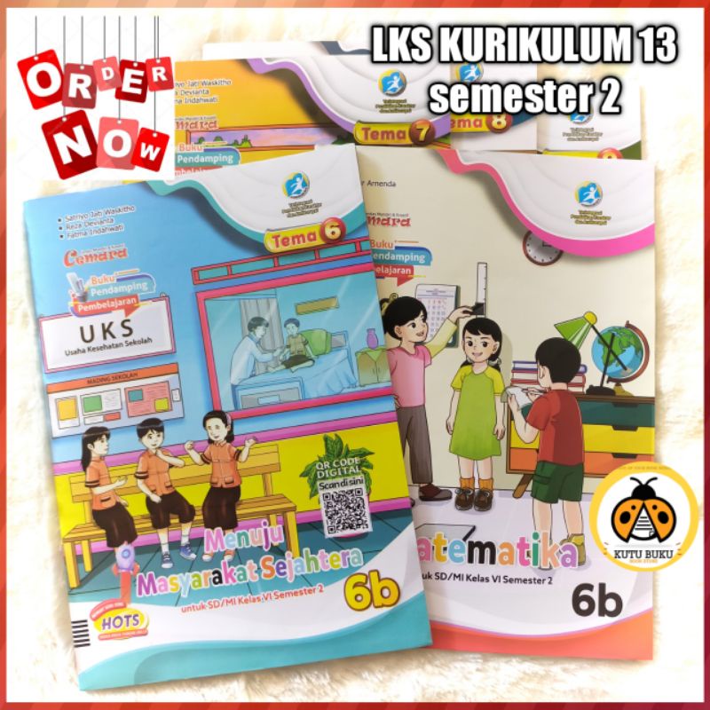 Paket LKS Cemara Kelas 6 SD/MI Semester 2 ( Tema 6,7,8,9 + LKS Matematika ) - CV. Putra Nugraha
