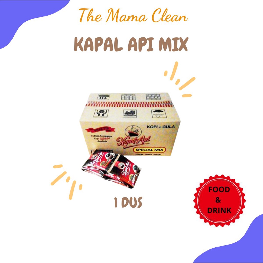 KOPI KAPAL API SPECIAL MIX 1 DUS = 120 SACHET