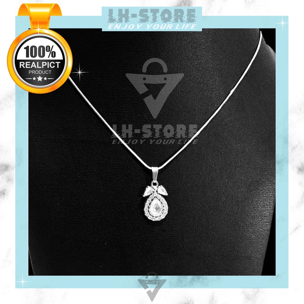KALUNG PRIA/WANITA TERBARU LIONTIN BUAH ANTI KARAT DAN TIDAK LUNTUR