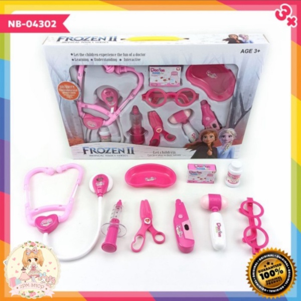 

doctor anak Mainan Unik anak dokter playset - frozen2 Limited kado mainan