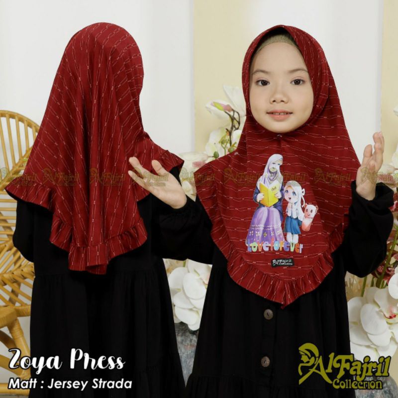 JILBAB ANAK PED REMPEL BAWAH BY ALFAJRIL