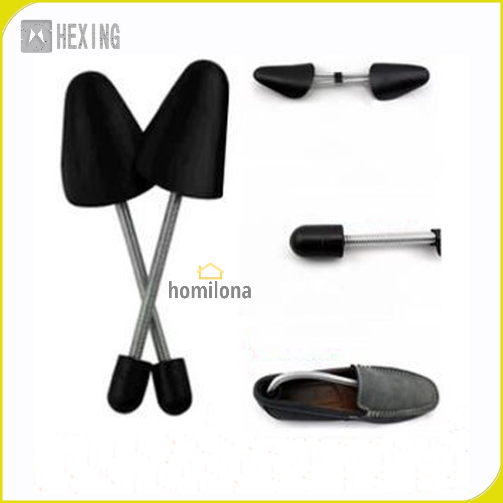 HEXING Perawatan Peyangga Catokan Sepatu Plastic Shoe Tree 2 PCS - HX-SPW - Black