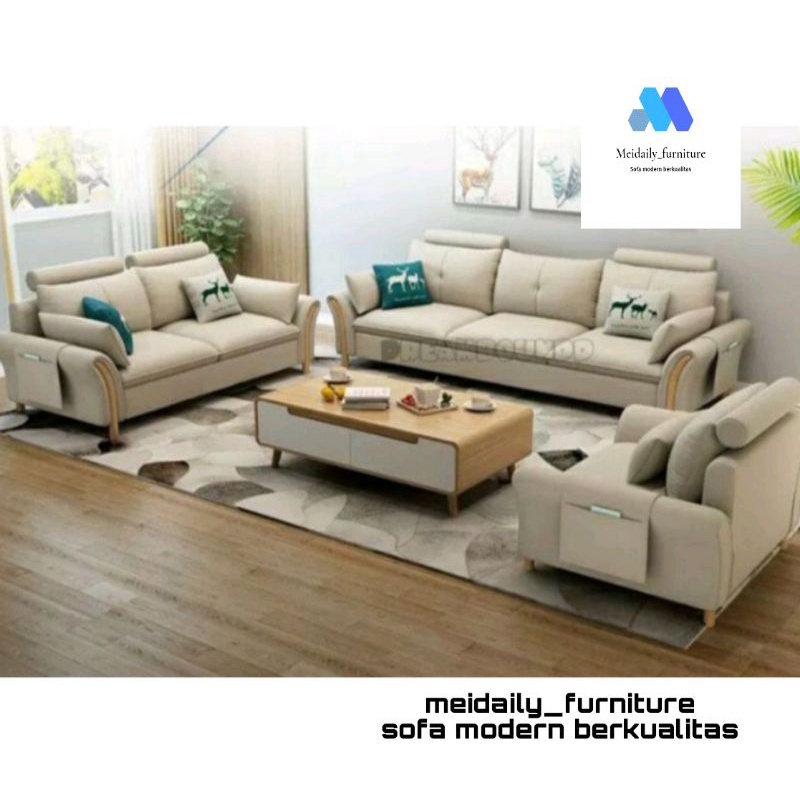 Sofa Retro 321 Sofa Minimalis Sofa Ruang Tamu Sofa Santai keluarga Model Sofa Premium