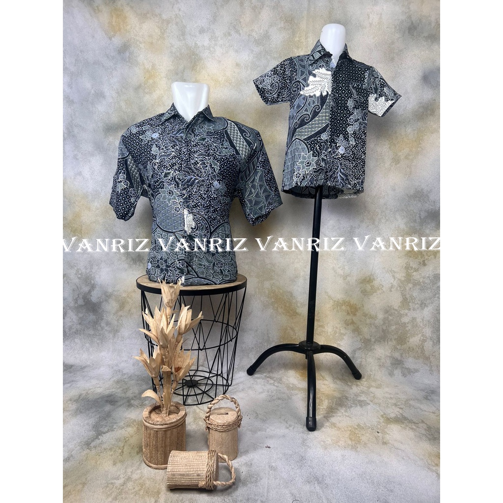 BATIK DEWASA COUPLE BATIK ANAK / BATIK ANAK COUPLE AYAH / BATIK COUPLE ANAK BAPAK / KEMEJA BATIK COUPLE AYAH ANAK