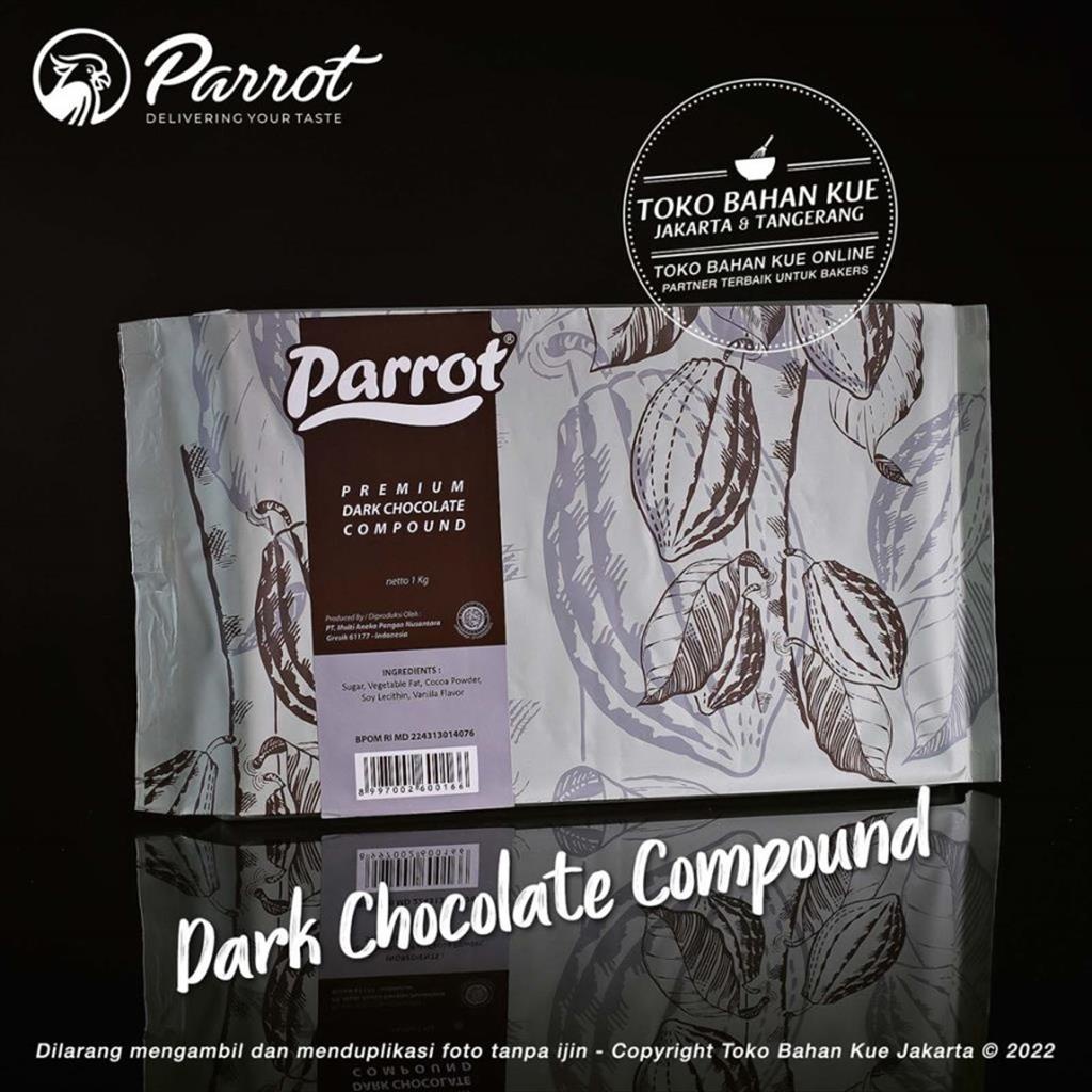 

Parrot Dark BATANG Cokelat 166gr PREMIUM Chocolate Compound Coklat